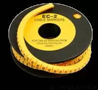 Маркер для кабеля Cabeus EC-2-5 д.7.4мм цифра 5