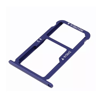 Держатель SIM Huawei Honor 8 (FRD-L09, FRD-L19, FRD-L04) синий