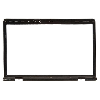 Рамка экрана (рамка крышки матрицы, LCD Bezel) для ноутбука HP Pavilion DV9000 черная, пластиковая. С разбора.